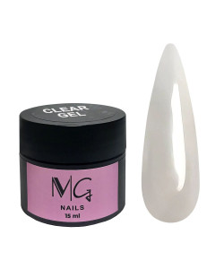 Гель для нарощування MG Gel Clear, 15 мл