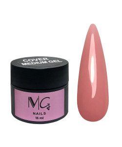 Будівельний камуфлюючий гель MG Gel Medium (бежево-персиковий), 15 мл