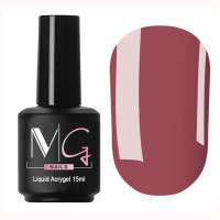 Рідкий акрігель MG Liquid Acrygel №14 (темний рожевий), 15 мл