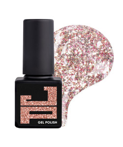 Гель-лак Jerden Proff Gel Polish №28 (рожева поталь), 5 мл 