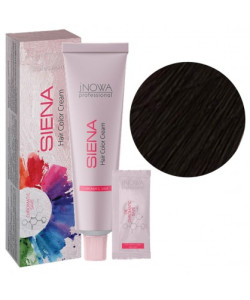 Крем-фарба jNOWA Professional SIENA CHROMATIC SAVE 3/7 Темний шатен коричневий, 90 мл