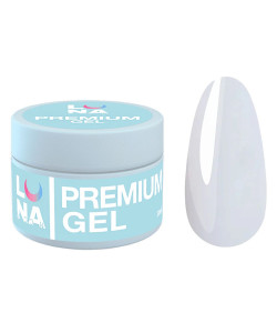 Гель для нарощування Luna Premium Gel №02 (молочний), 15 мл