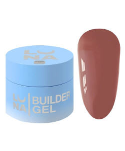 Гель для нарощування Luna Premium Gel №35 (темний рожево-бежевий), 30 мл