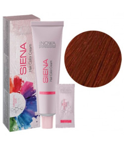 Крем-фарба jNOWA Professional SIENA CHROMATIC SAVE 7/34 Темний золотистий блондин червоний, 90 мл