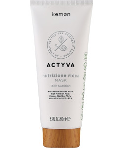 Поживна маска для сухого волосся Kemon  Actyva Nutrizione Ricca Mask, 200 мл