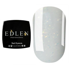 Гель для нігтів Edlen Builder gel 09 (молочний з кольоровими блискітками), 15 мл