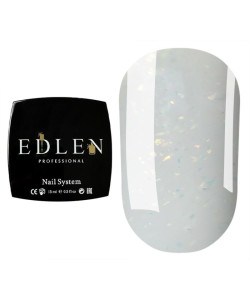 Гель для нігтів Edlen Builder gel 09 (молочний з кольоровими блискітками), 15 мл