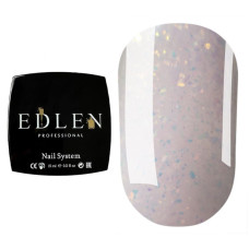 Гель для нігтів Edlen Builder gel 10 (ніжно-рожевий з кольоровими блискітками), 15 мл