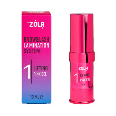 Складник для ламінування брів і вій ZOLA Color Lab 01 Lifting Pink Gel, 10 мл