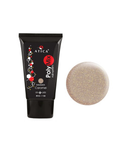 Полігель з шимером ATICA Polymix Caramel, 30 г
