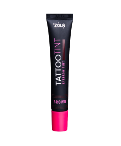 Фарба для брів та вій ZOLA TATTOO TINT Brown, 15 мл
