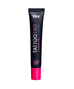 Фарба для брів та вій ZOLA TATTOO TINT Dark Grey, 15 мл