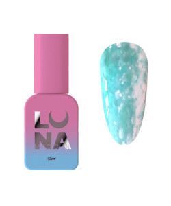Камуфлююча база Luna Tutti Frutti Base №7 (бірюзовий з різнокольоровими вкрапленнями) 13 мл