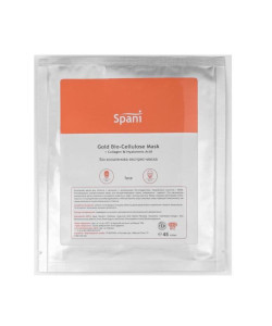 Відновлююча маска для обличчя з колагеном Gold Bio-Cellulose Mask + Collagen & Hyaluronic Acid Spani 45 мл