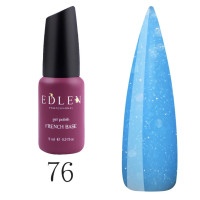 База EDLEN SHIMMER №76 блакитний з блискітками хамелеон 9 мл.
