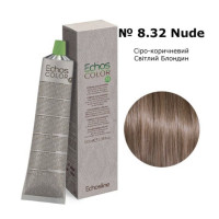 Крем-фарба для волосся ECHOSLINE 8.32 NUDE Світло-коричневий світлий блондин, 100 мл