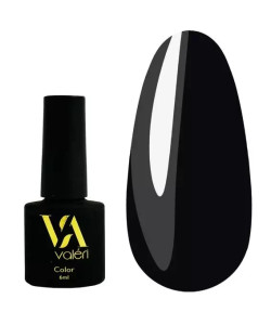 Гель-лак VALERI Color №020 чорний 6 мл VA20