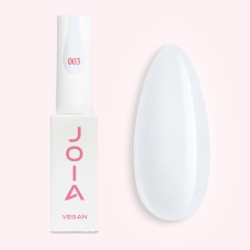 Гель-лак JOIA vegan 003 молочний з блискітками 6 мл