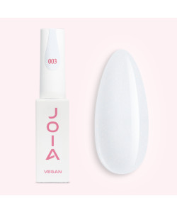 Гель-лак JOIA vegan 003 молочний з блискітками 6 мл