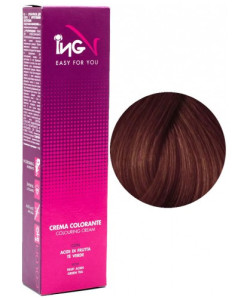 Крем-фарба для волосся ING Coloring Cream 5.55 Світло-каштановий червоне дерево, 100 мл.