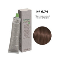 Крем-фарба для волосся ECHOSLINE 6.74 Мідно-коричневий темний блондин, 100 мл
