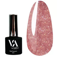 Камуфлююча база VALERI French Base №24 коричнево-бежевий із золотистим мікроблиском 6 ml