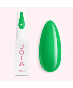 Гель-лак JOIA vegan 051 яскравый зелений 6 мл