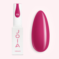 Гель-лак JOIA vegan 026 яскравий малиново-рожевий 6 мл