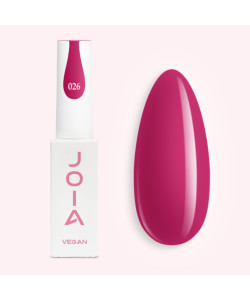 Гель-лак JOIA vegan 026 яскравий малиново-рожевий 6 мл