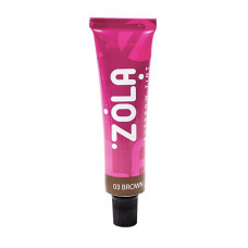 Фарба для брів ZOLA 03 BROWN (КОРИЧНЕВИЙ) 15 мл