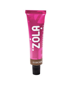 Фарба для брів ZOLA 03 BROWN (КОРИЧНЕВИЙ) 15 мл