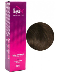 Крем-фарба для волосся ING Coloring Cream 4 Каштановий, 100 мл.