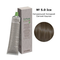 Крем-фарба для волосся ECHOSLINE 5.0 ICE Натуральний холодний світлий каштан, 100 мл