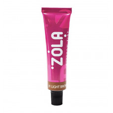 Фарба для брів ZOLA 01 LIGHT BROWN (СВІТЛО-КОРИЧНЕВА) 15 мл