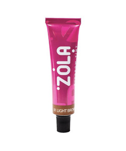 Фарба для брів ZOLA 01 LIGHT BROWN (СВІТЛО-КОРИЧНЕВА) 15 мл