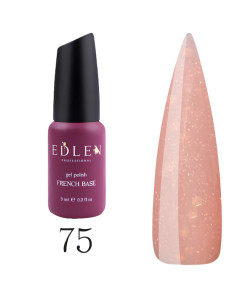 База EDLEN SHIMMER №75 помаранчевий з блискітками хамелеон 9 мл.