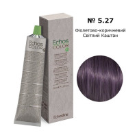 Крем-фарба для волосся ECHOSLINE 5.27 Фіолетово-коричневий світлий каштан 100 мл