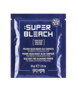 Освітлююча пудра блакитна для волосся Echosline Bleaching Polvere Decolorante 35 г.