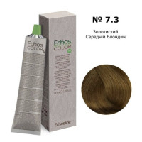 Крем-фарба для волосся ECHOSLINE 7.3 Золотистий середній блондин, 100 мл
