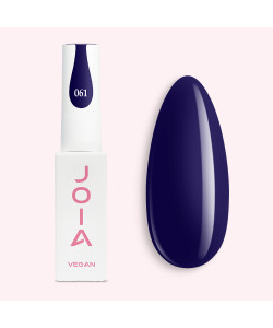 Гель-лак JOIA vegan 061 насичений темно-синій 6 мл